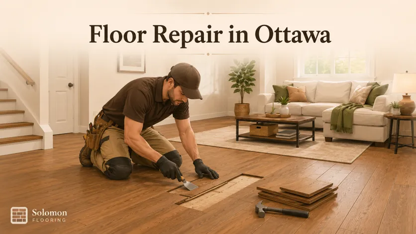 Floor repair work in Ottawa
