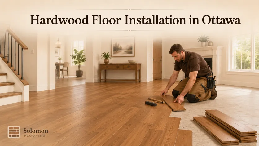 Hardwood floor installation in Ottawa